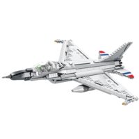 F‑16 Fighting Falcon konstruktorius – 1427 detalių kovinio lėktuvo modelis