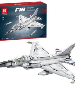 F‑16 Fighting Falcon konstruktorius – 1427 detalių kovinio lėktuvo modelis