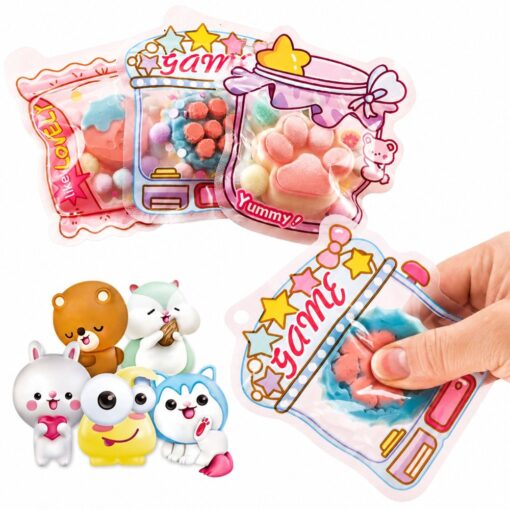 Gyvūnėlių squishių kūrimo rinkinys vaikams