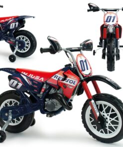 INJUSA „Repsol Moto Cross“ – 6V elektrinis motociklas vaikams