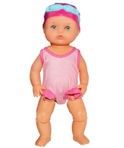 Interaktyvi plaukiojanti maudynių lėlytė – 33 cm
