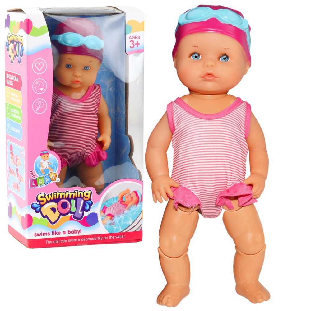 Interaktyvi plaukiojanti maudynių lėlytė – 33 cm