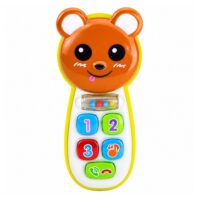 Interaktyvus meškiuko telefonas vaikams