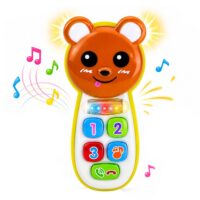 Interaktyvus meškiuko telefonas vaikams