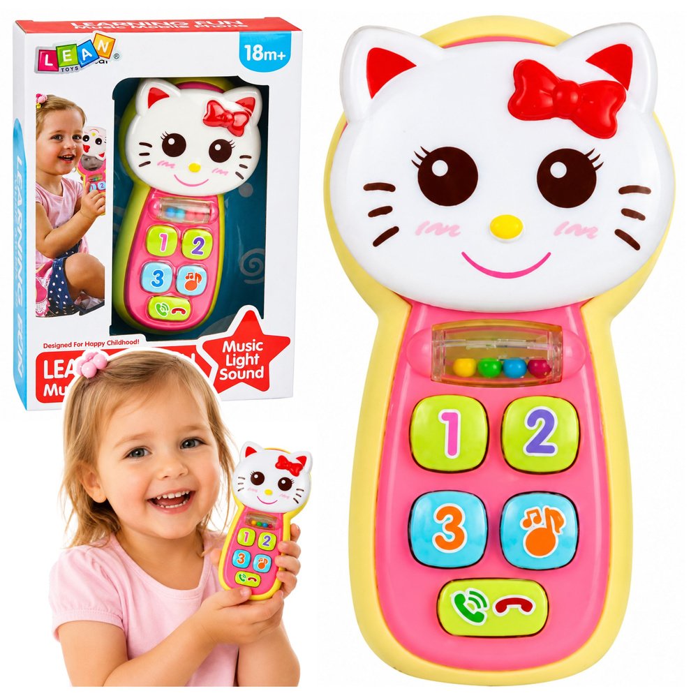 Interaktyvus telefonas vaikams Kitty Interaktyvus telefonas vaikams Kitty
