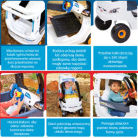 Little Tikes Cozy Coupe „Space Edition“ – kosminis paspirtukas–mašinėlė su tėvų rankena