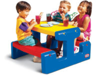 Little Tikes didelis pikniko stalas su sėdynėmis