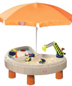 Little Tikes statybų tematikos smėlio ir vandens stalas su koparka