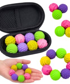 Magnetiniai silikoniniai antistresiniai kamuoliukai – 8 vnt.
