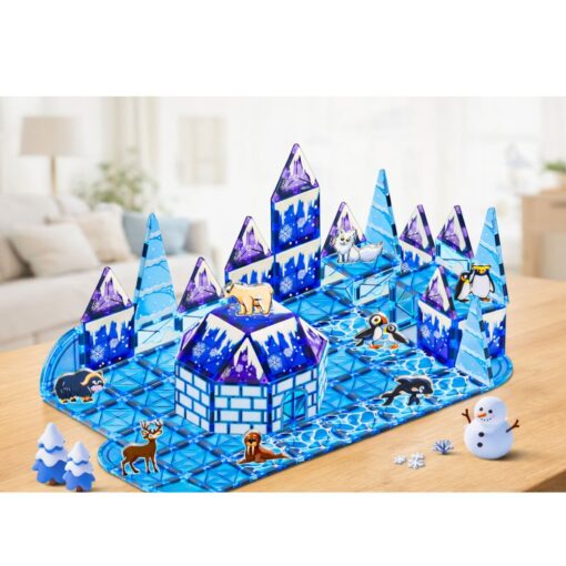 Magnetinis konstruktorius Ice Land – 94 el.