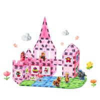 Magnetinis konstruktorius Watercolor Princess Castle – 80 el.