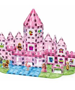 Magnetinis konstruktorius „Princess Castle“ – 142 el