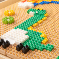 Masterkidz 4 bazinių plokščių rinkinys mažoms kaladėlėms (4 vnt.)