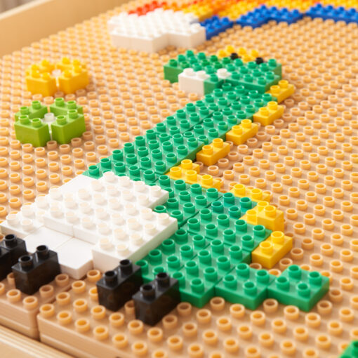 Masterkidz 4 bazinių plokščių rinkinys mažoms kaladėlėms (4 vnt.)