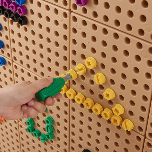 Masterkidz 512 spalvotų varžtų rinkinys STEM lentoms