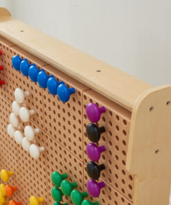 Masterkidz Jumbo didelių košelių rinkinys STEM lentoms (128 vnt.)