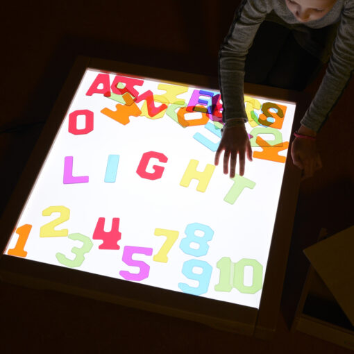 Masterkidz LED sensorinė šviesdėžė su spalvų keitimu + Montessori priedais