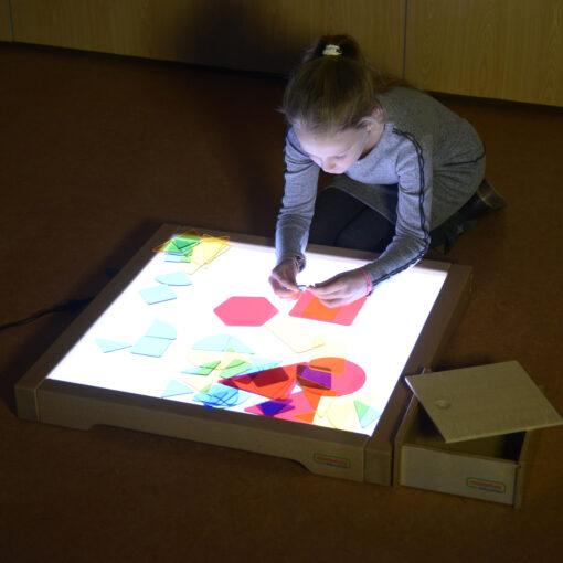 Masterkidz LED sensorinė šviesdėžė su spalvų keitimu + Montessori priedais