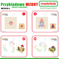 Masterkidz STEM edukacinis staliukas su priedais + 135 kaladėlės