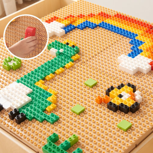 Masterkidz STEM edukacinis staliukas su priedais + 563 kaladėlės