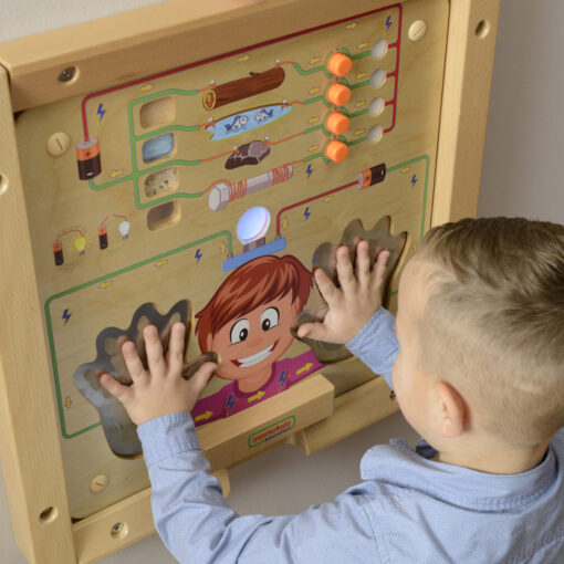Masterkidz interaktyvi edukacinė lenta „Elektros laidumo eksperimentas“