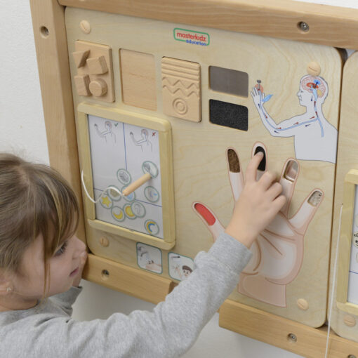 Masterkidz interaktyvi edukacinė lenta „Lytėjimas ir tekstūrų pažinimas“