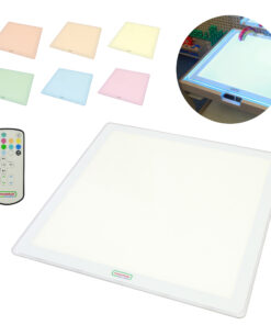 Masterkidz kvadratinis LED šviesos panelis su geometrinėmis figūromis