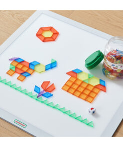 Masterkidz kvadratinis LED šviesos panelis su spalvų keitimu + 140 el. mozaika