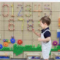 Masterkidz laisvai pastatoma STEM lenta „Namelis“