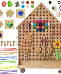 Masterkidz laisvai pastatoma STEM lenta „Namelis“