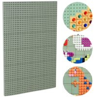 Masterkidz lauko STEM edukacinė siena iš HDPE panelių 120 × 80 cm