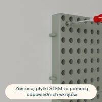 Masterkidz lauko STEM edukacinė siena iš HDPE panelių 80 × 80 cm