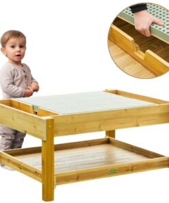 Masterkidz lauko STEM edukacinis stalas iš impregnuotos medienos