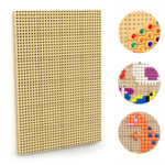 Masterkidz manipuliacinė STEM sieninė lenta (80 × 120 cm) + montavimo panelis