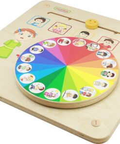 Masterkidz medinė edukacinė lenta „Emocijos ir kaip su jomis tvarkytis“