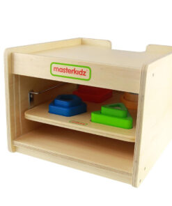 Masterkidz medinė lentelių spintelė – talpa 3 vnt.