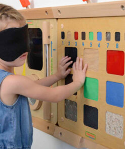 Masterkidz medinė sensorinė lenta „Struktūrų atpažinimas“