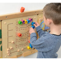 Masterkidz medinė skaičiavimo lenta „Vikšrai ir spalvoti deimantai“