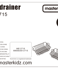 Masterkidz metaliniai vaisių ir daržovių krepšeliai – 2 vnt.