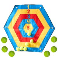 Masterkidz milžiniška skaičiavimo ir taiklumo lenta su lipniomis kamuoliukų taikinio zonomis