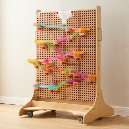 Masterkidz mobilioji manipuliacinė STEM lenta su įrankiais ir 400+ detalių rinkiniu