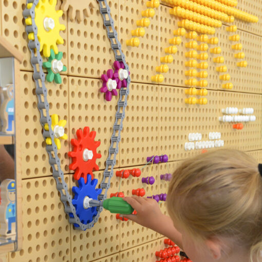 Masterkidz pavarų ir krumpliaračių rinkinys STEM lentoms