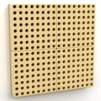 Masterkidz sieninė STEM edukacinė lenta (40 × 40 cm) + montavimo panelis