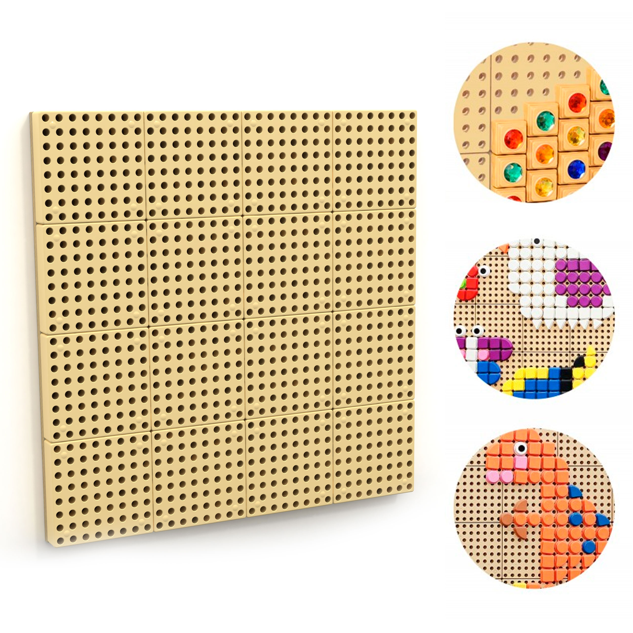 Masterkidz seinale kinnitatav STEM-&otilde;ppetahvel (80 &times; 80 cm) + kinnituspaneel