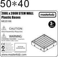Masterkidz sieninė edukacinė STEM lenta (be galinio skydo)
