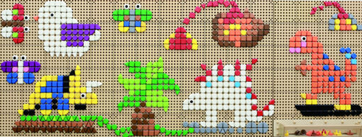 Masterkidz spalvotų košelių rinkinys STEM lentoms