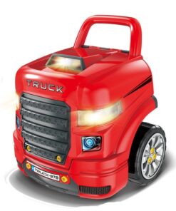 Mechaniko rinkinys vaikams – išardomas sunkvežimis su įrankiais