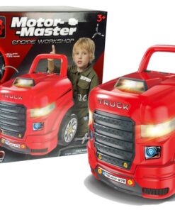 Mechaniko rinkinys vaikams – išardomas sunkvežimis su įrankiais