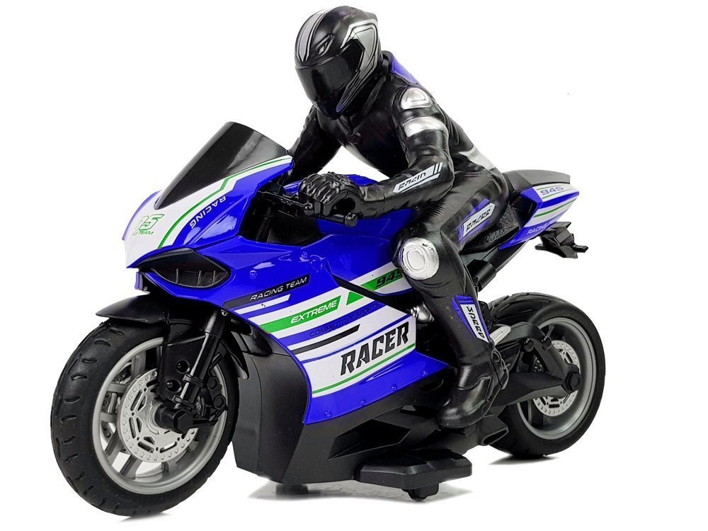 Nuotolinio valdymo sportinis motociklas 35 m atstumu