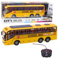 Nuotoliniu būdu valdomas mokyklinis autobusas su LED